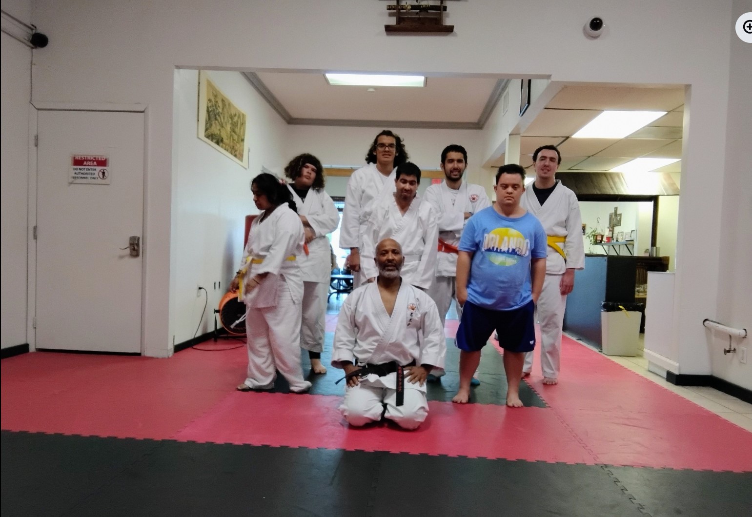 Special needs karate class